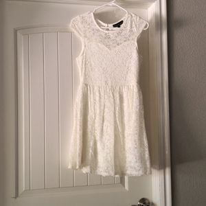 White lace dress